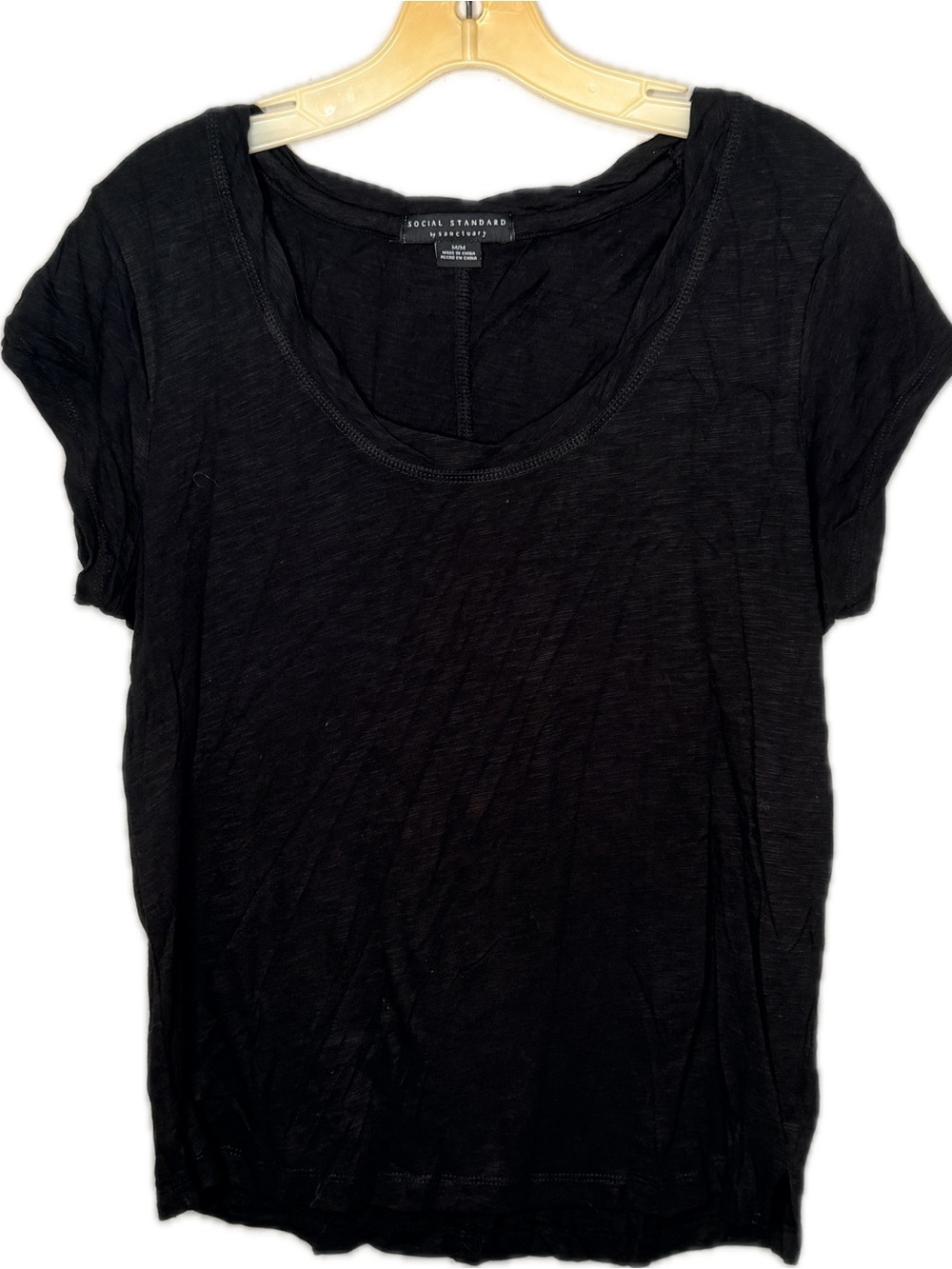 Social Standard by Sanctuary Black T-Shirt